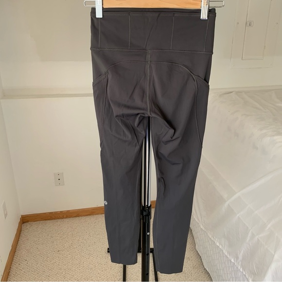 Lululemon Fast & Free 7/8 Tight II 25” Gray Size 4 - Picture 1 of 6